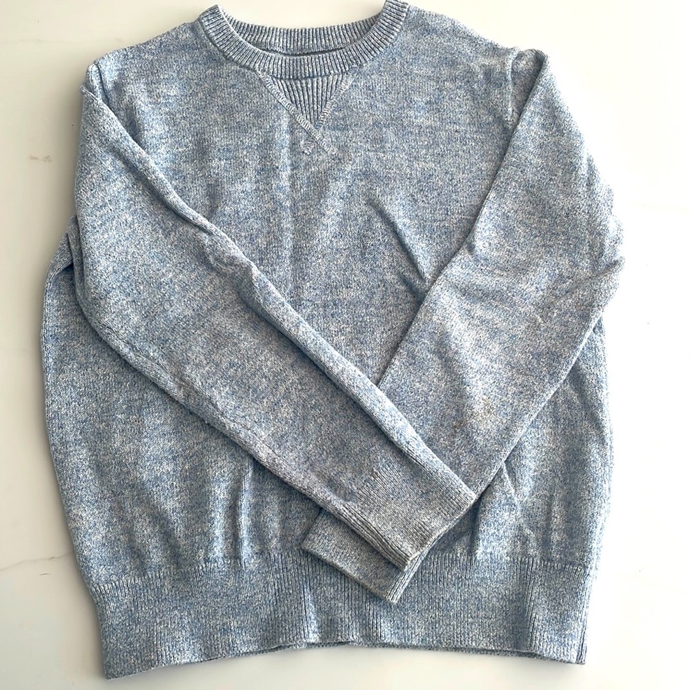 Boys Gap Kids Heather Blue Crew Neck Sweater